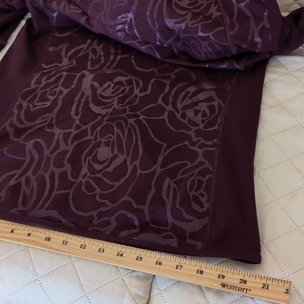 Fabletics Woman's JOJO Athletic Burgundy Rose Jacket,Size L. - Picture 10 of 11